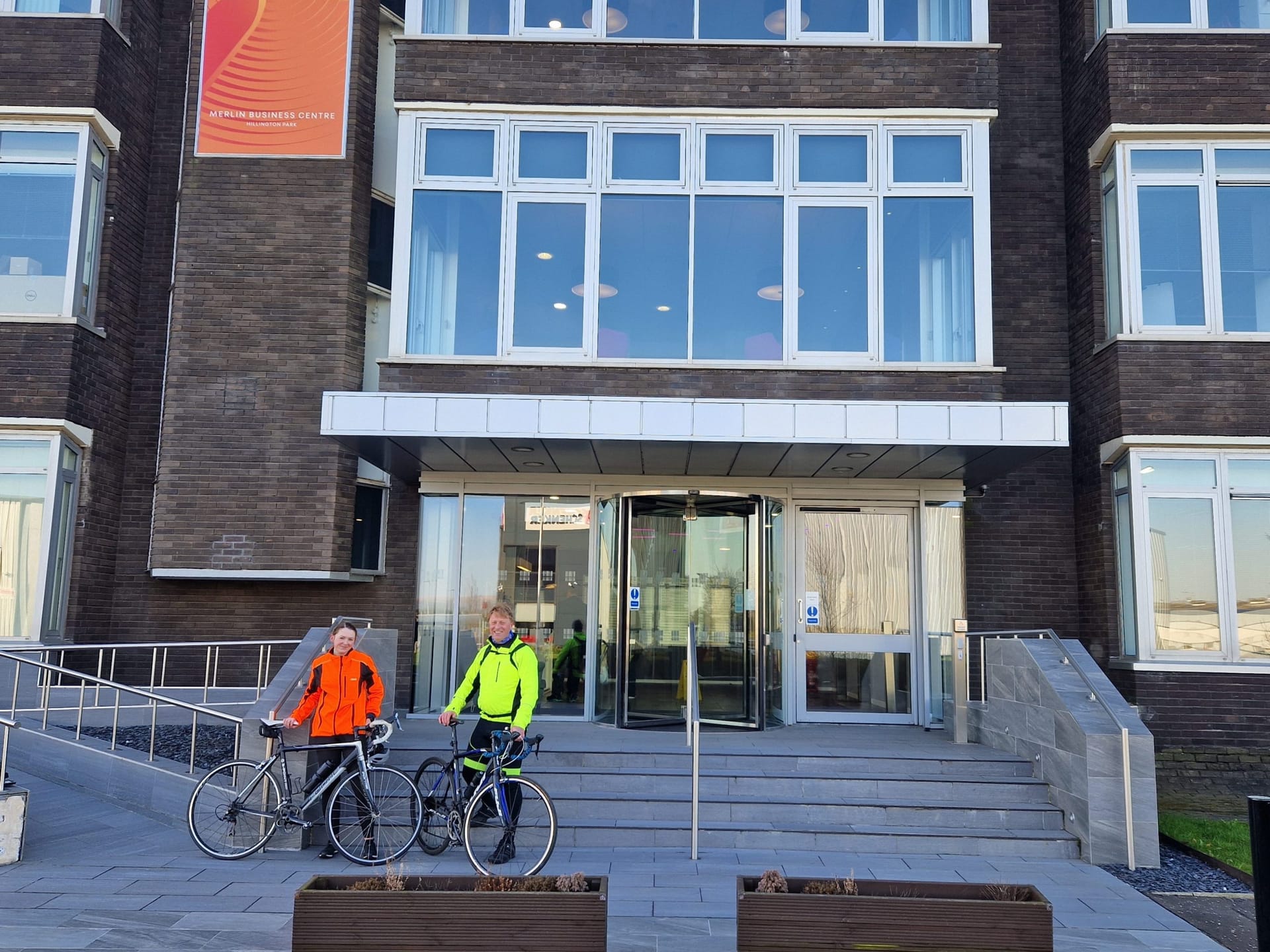 Where Now Consulting charity cycle challenge team
